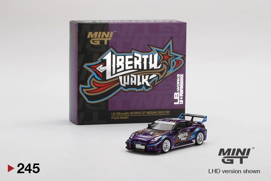 Hot Wheels LB-Silhouette Works GT Nissan 35GT-RR Ver. 1 "Purple Metallic"