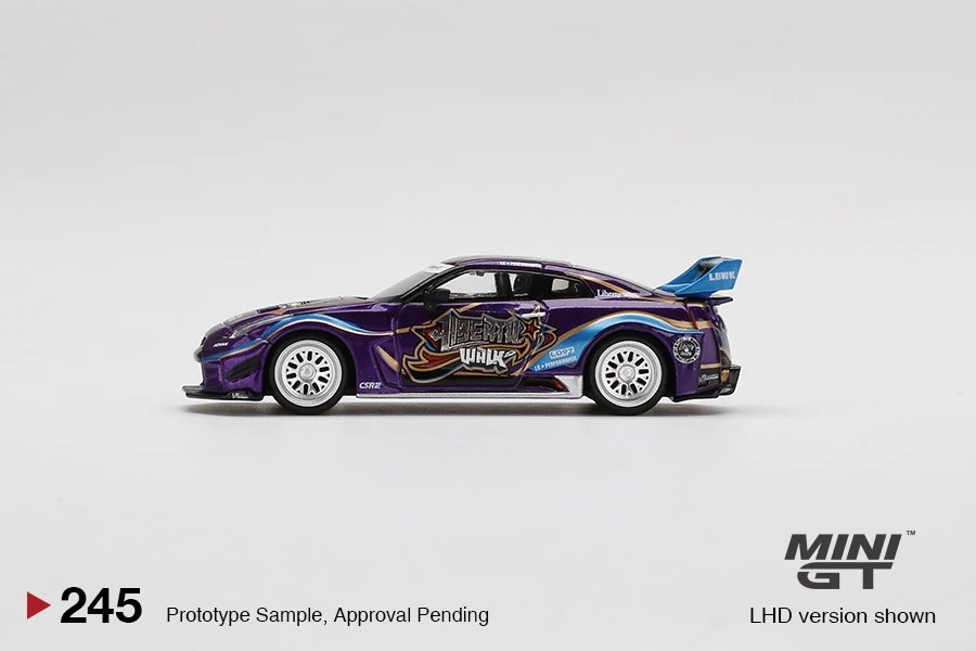 2021 LB-Silhouette Works GT Nissan 35GT-RR Ver. 1 "Purple Metallic" Purple: Image 2