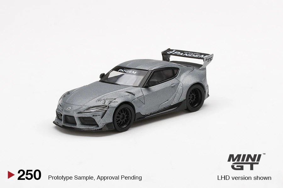 2021 Pandem Toyota GR Supra V1.0 Matte Grey Grey: Image 3