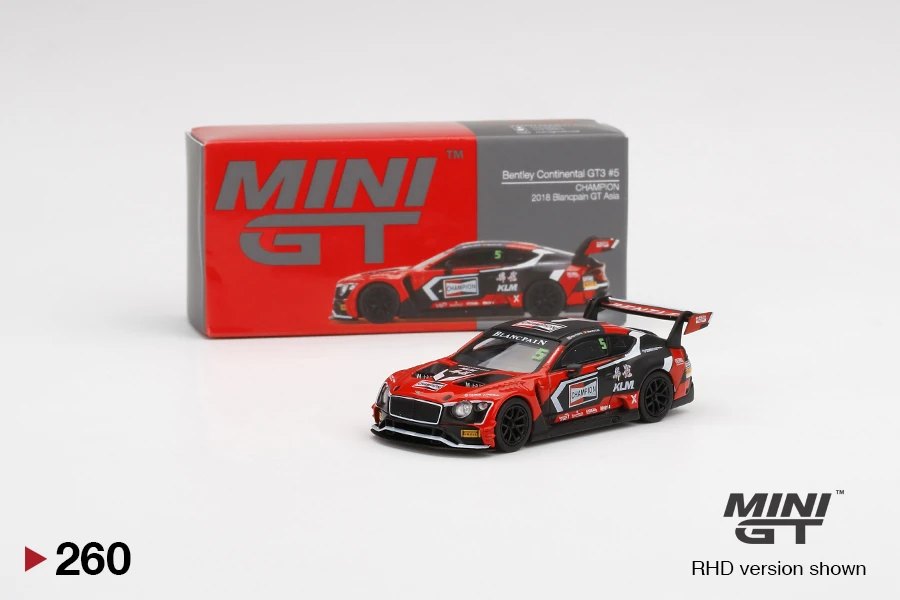 Hot Wheels Bentley Continental GT3 #5 2018 Blancpain GT Asia