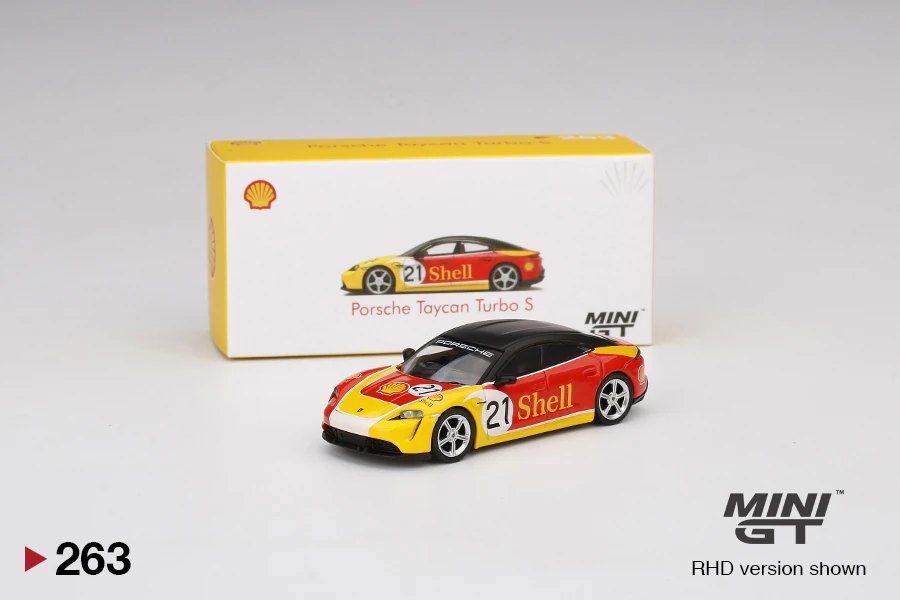 Hot Wheels Porsche Taycan Turbo S Porsche x Shell