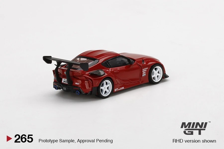 2021 HKS Toyota GR Supra Renaissance Red Red: Image 4