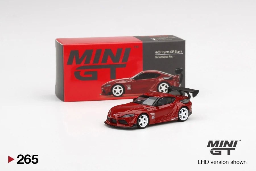 Hot Wheels HKS Toyota GR Supra Renaissance Red
