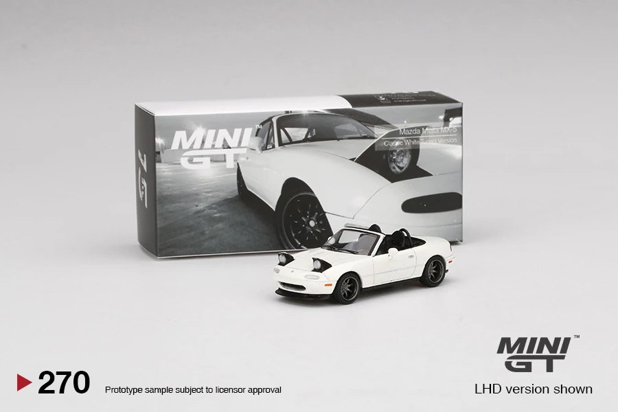 Hot Wheels Mazda Miata MX-5 (NA) Tuned Version Classic White - Fred