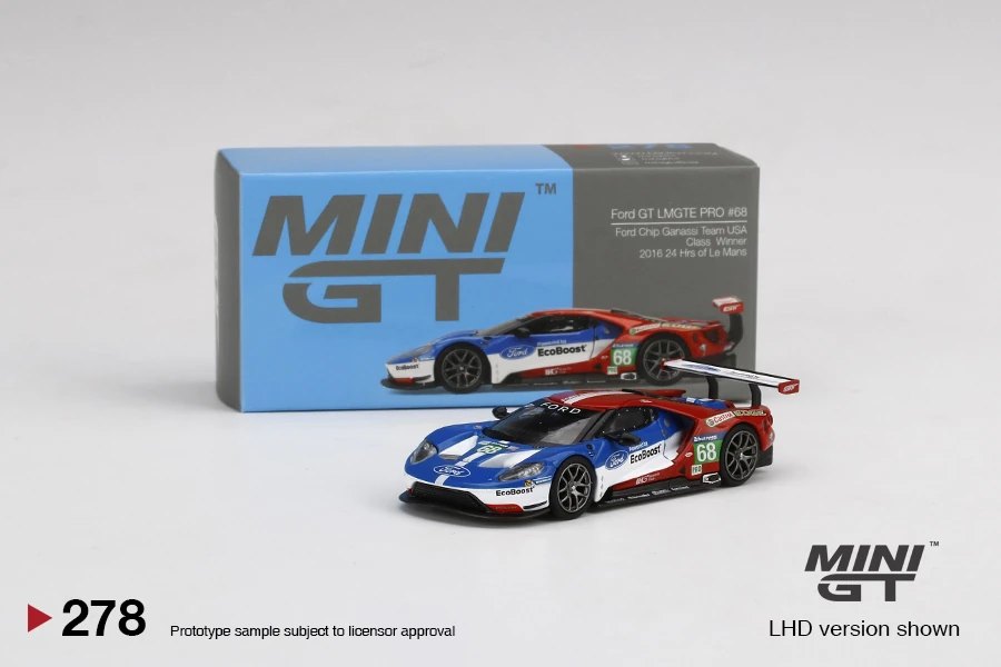 Hot Wheels Ford GT LMGTE PRO #68 2016 24 Hrs Le Mans Class Winner