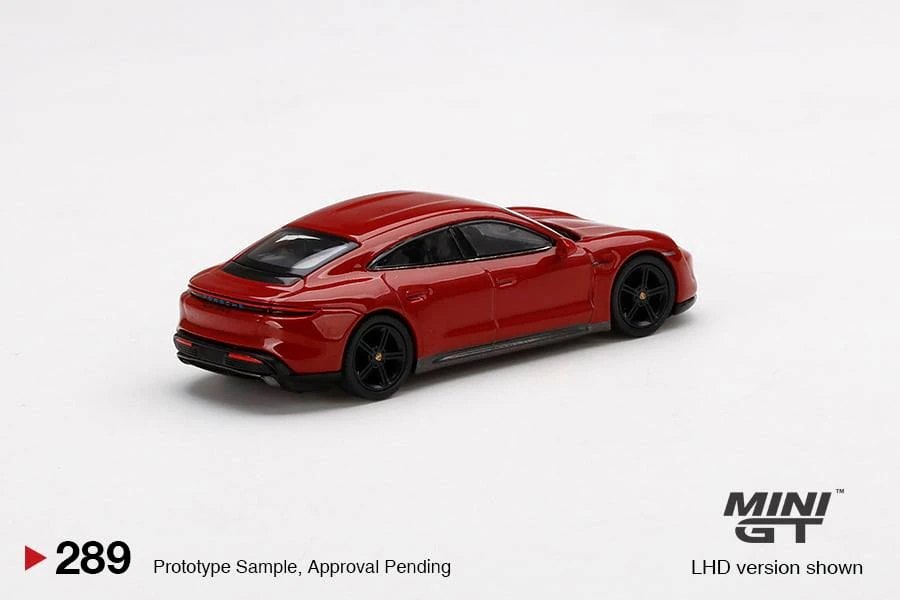 2021 Porsche Taycan Turbo S Carmine Red Red: Image 4