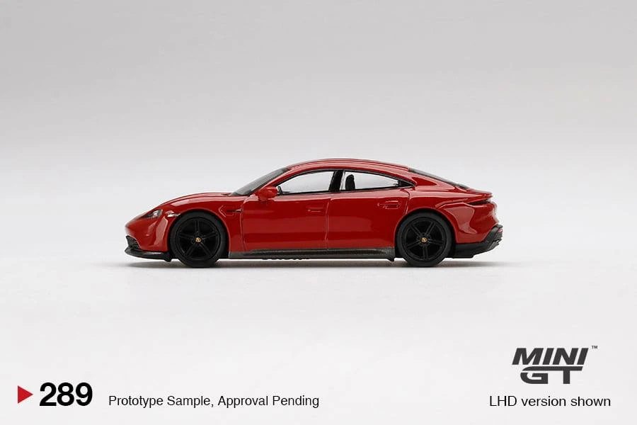2021 Porsche Taycan Turbo S Carmine Red Red: Image 2