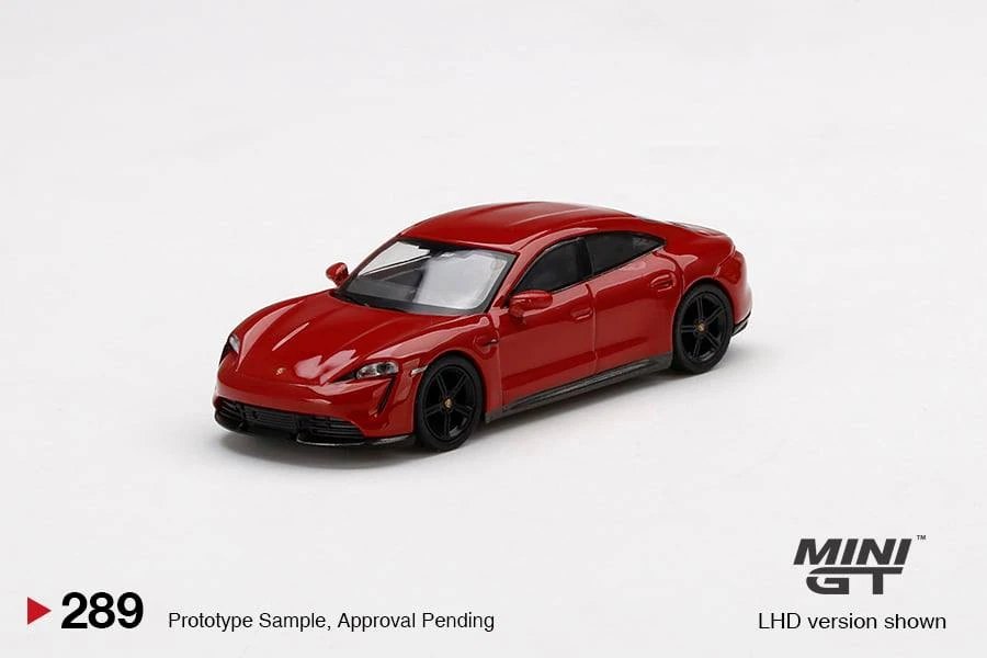 2021 Porsche Taycan Turbo S Carmine Red Red: Image 3