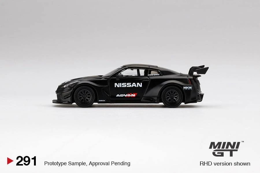 2021 LB-Silhouette WORKS GT NISSAN 35GT-RR Ver.2 Matt Black LBWK Black: Image 2