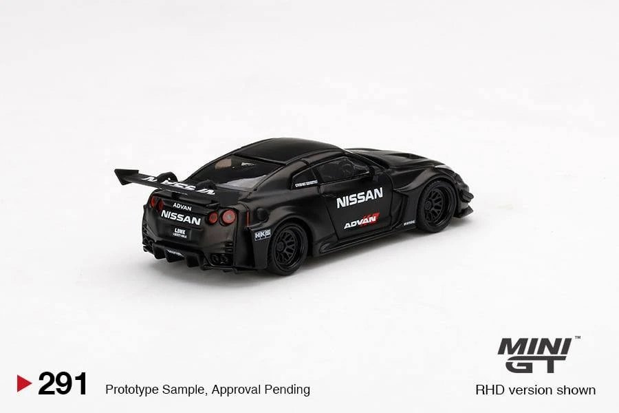 2021 LB-Silhouette WORKS GT NISSAN 35GT-RR Ver.2 Matt Black LBWK Black: Image 4