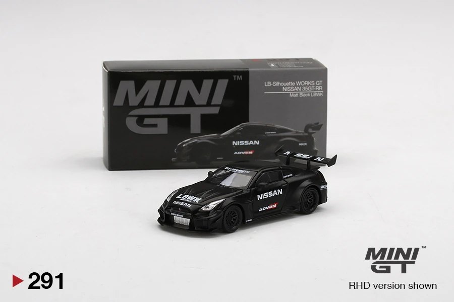 Hot Wheels LB-Silhouette WORKS GT NISSAN 35GT-RR Ver.2 Matt Black LBWK