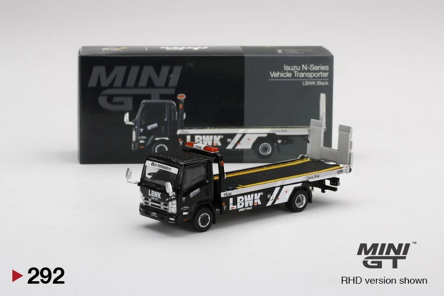 Hot Wheels Isuzu N-Series Vehicle Transporter LBWK Black