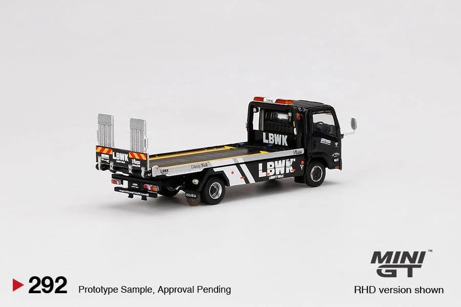 2021 Isuzu N-Series Vehicle Transporter LBWK Black Black: Image 4