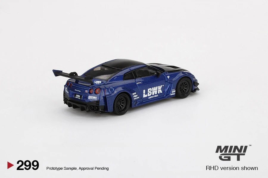 2021 LB-Silhouette WORKS GT NISSAN 35GT-RR Ver.2 LBWK Blue Blue: Image 4