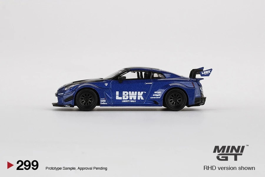 2021 LB-Silhouette WORKS GT NISSAN 35GT-RR Ver.2 LBWK Blue Blue: Image 2