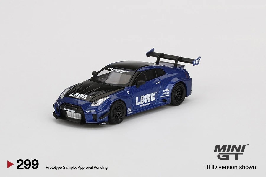 2021 LB-Silhouette WORKS GT NISSAN 35GT-RR Ver.2 LBWK Blue Blue: Image 3