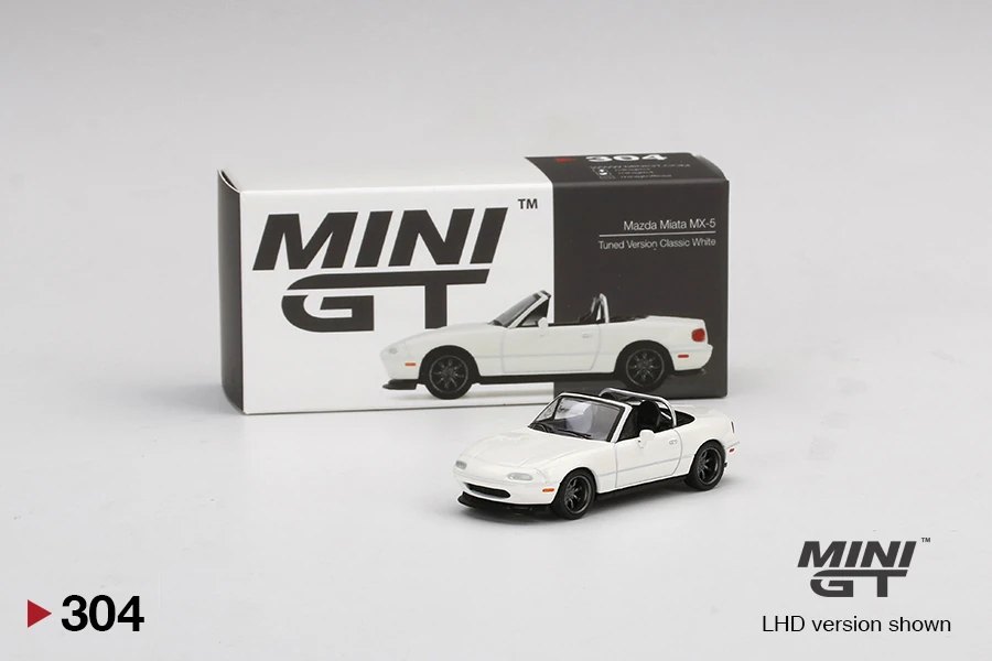 Hot Wheels Mazda Miata MX-5 (NA) Tuned Version Classic White