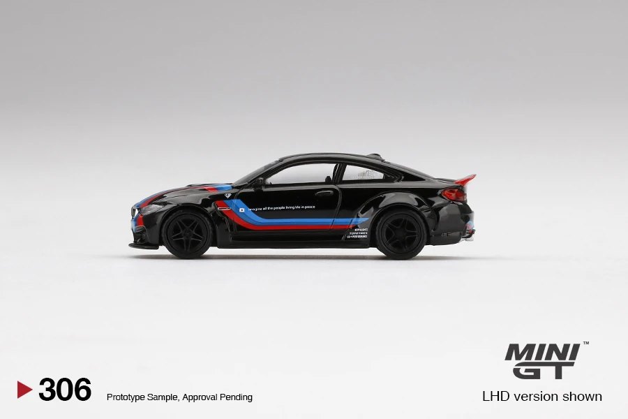 2022 LB★WORKS BMW M4 Black W/ M Stripe Black: Image 2