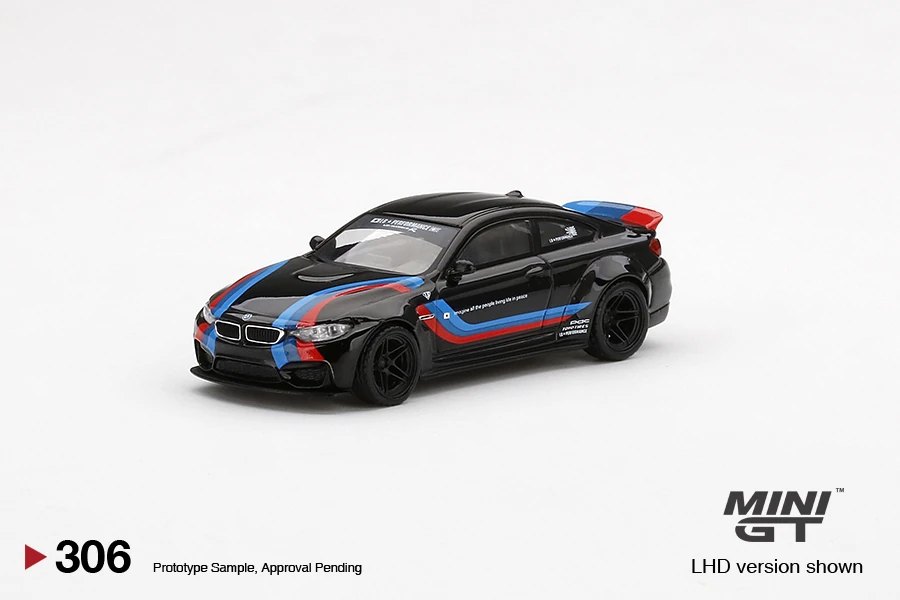 2022 LB★WORKS BMW M4 Black W/ M Stripe Black: Image 3