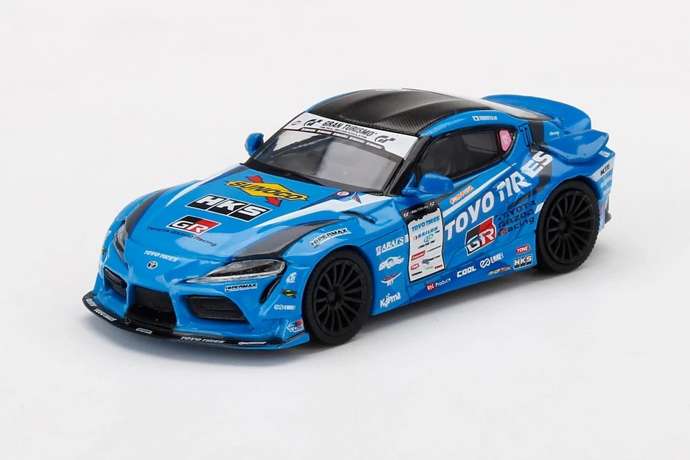 2022 HKS GR Supra D1 GP 2020 #77 H. Matsuyama FAT FIVE RACING Blue: Image 3