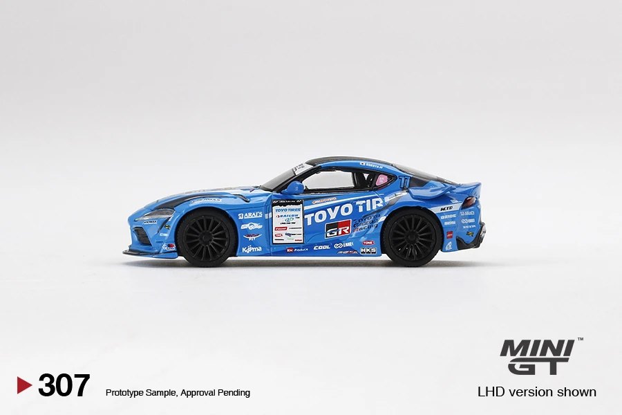 2022 HKS GR Supra D1 GP 2020 #77 H. Matsuyama FAT FIVE RACING Blue: Image 2