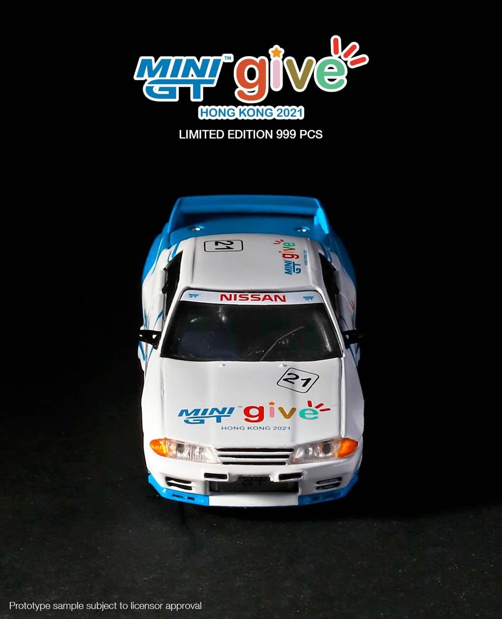 2021 Nissan Skyline GT-R R32 Gr. A #21 MINI GT GIVE 2021 HK Edition: Image 5