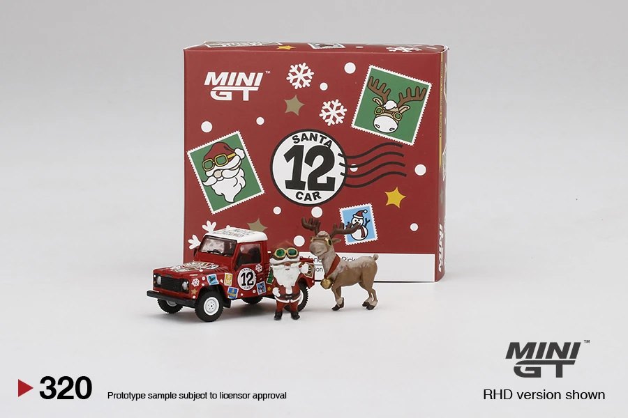 Hot Wheels Land Rover Defender 90 Pickup 2021 Christmas Edition