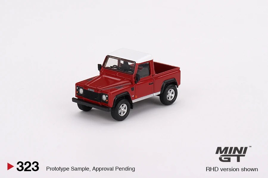 Hot Wheels Land Rover Defender 90 Pickup Masai Red