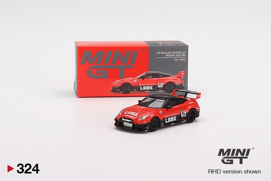 Hot Wheels LB-Silhouette Works GT Nissan 35GT-RR Ver. 1 Red/Black