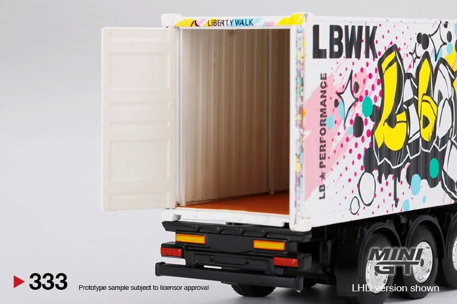 2022 Mercedes-Benz Actros with 40 Ft Container "LBWK Kuma Graffiti": Image 5