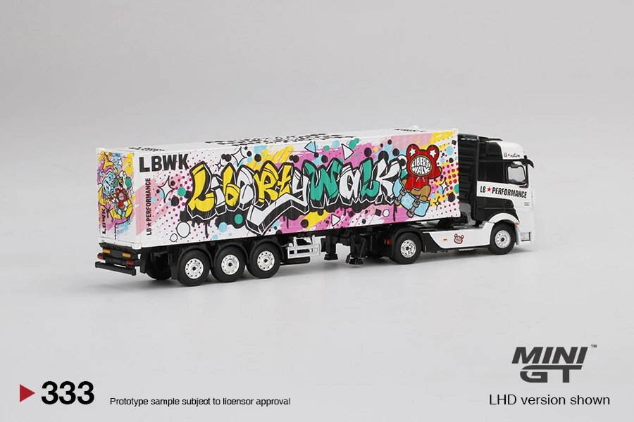 2022 Mercedes-Benz Actros with 40 Ft Container "LBWK Kuma Graffiti": Image 4