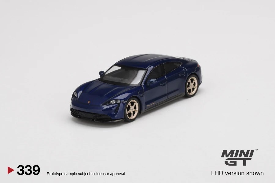 Hot Wheels Porsche Taycan Turbo S Gentian Blue Metallic