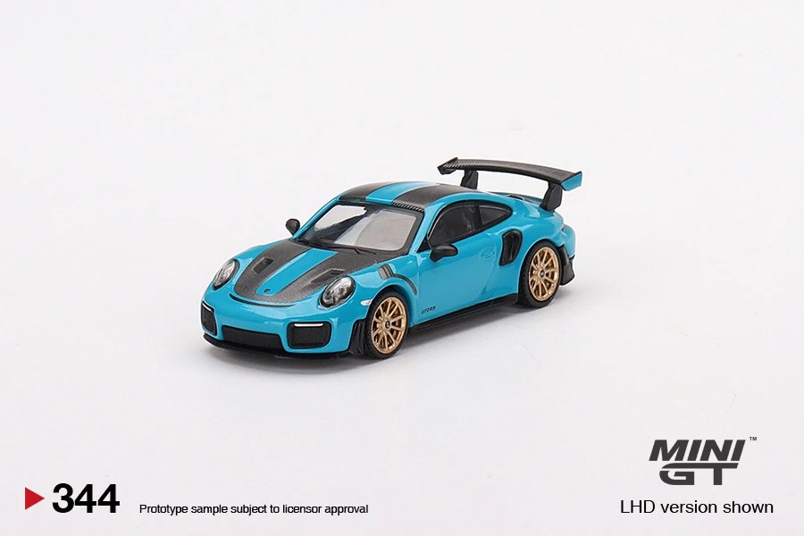 2022 Porsche 911 GT2 RS Weissach Package Miami Blue Blue: Image 3