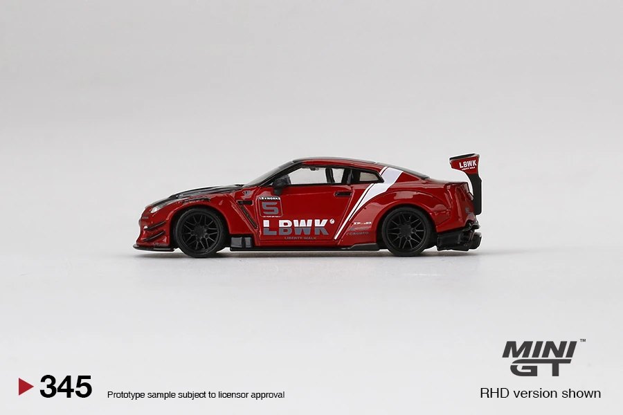2022 LB★WORKS Nissan GT-R R35 Type 2, Rear Wing ver 3, Red LB Works Livery 2.0 Red: Image 2
