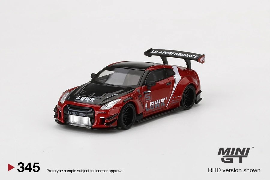 2022 LB★WORKS Nissan GT-R R35 Type 2, Rear Wing ver 3, Red LB Works Livery 2.0 Red: Image 3
