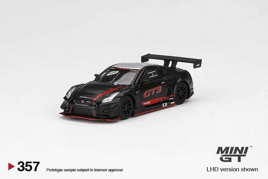 2022 Nissan GT-R Nismo GT3 2018 Presentation Matte Black Black: Image 3