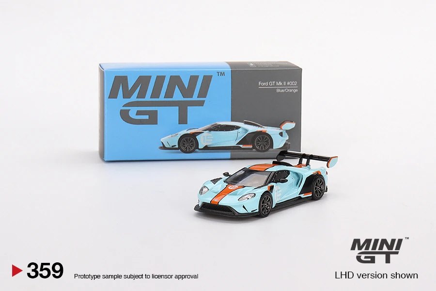 Hot Wheels Ford GT MK II #002 Blue/Orange