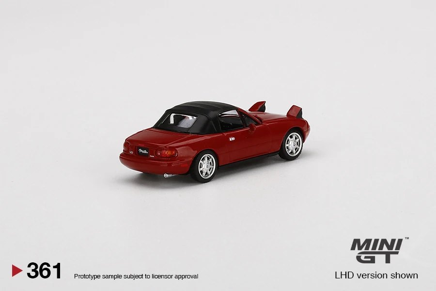 2022 Mazda Miata MX-5 (NA) Classic Red Headlight Up / Soft Top Red: Image 4