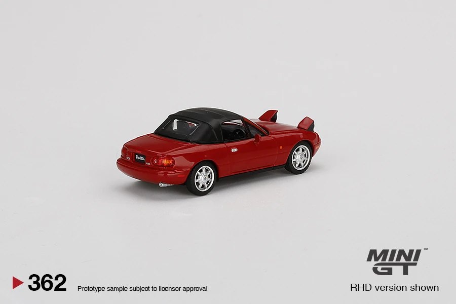 2022 Eunos Roadster Classic Red Headlight Up / Soft Top Red: Image 4