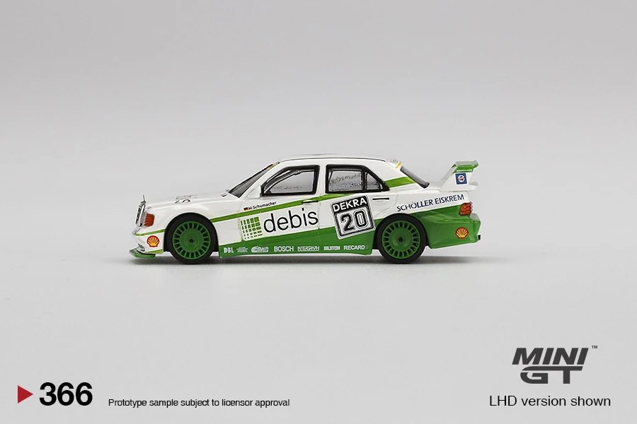 2023 Mercedes-Benz 190E 2.5 16 Evolution II 1991 DTM Zakspeed #20 Michael Schumacher: Image 2