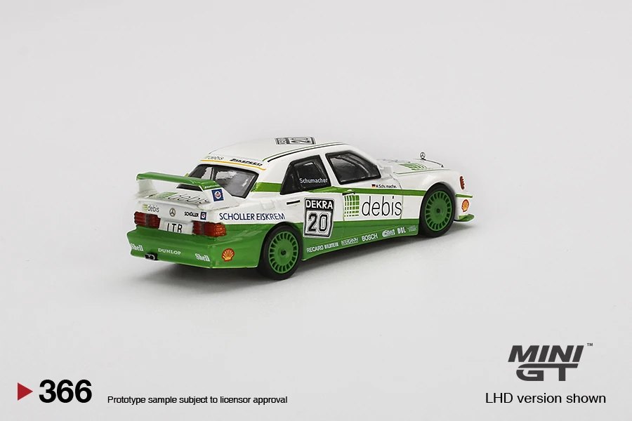 2023 Mercedes-Benz 190E 2.5 16 Evolution II 1991 DTM Zakspeed #20 Michael Schumacher: Image 4