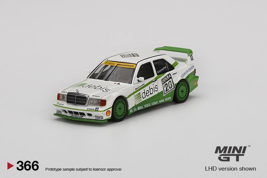2023 Mercedes-Benz 190E 2.5 16 Evolution II 1991 DTM Zakspeed #20 Michael Schumacher: Image 3