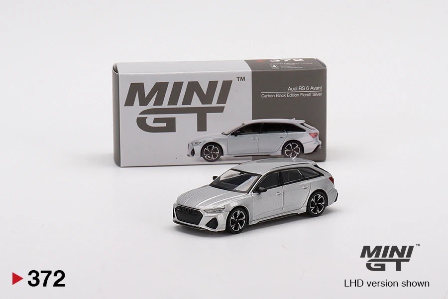 Hot Wheels Audi RS6 Avant Carbon Black Edition Florett Silver