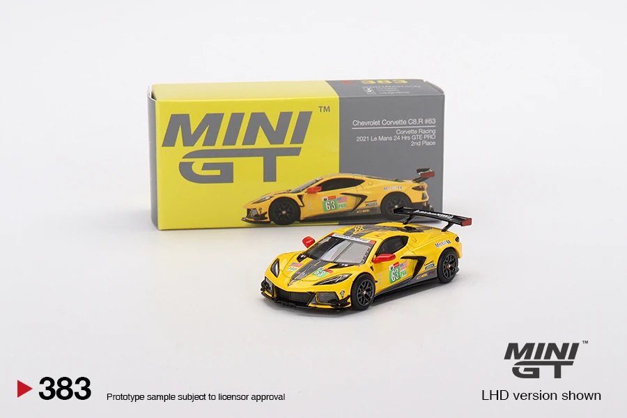 Hot Wheels Chevrolet Corvette C8.R #63 2021 Le Mans 24 Hrs GTE PRO 2nd Place