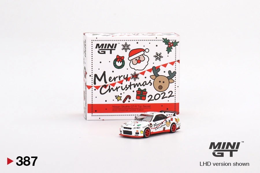 Hot Wheels Nissan Skyline GT-R (R34) Top Secret 2022 Christmas Limited Edition