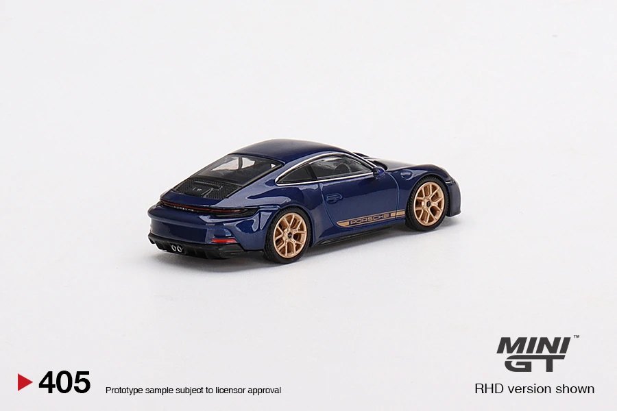 2022 Porsche 911 (992) GT3 Touring Gentian Blue Metallic Blue: Image 4