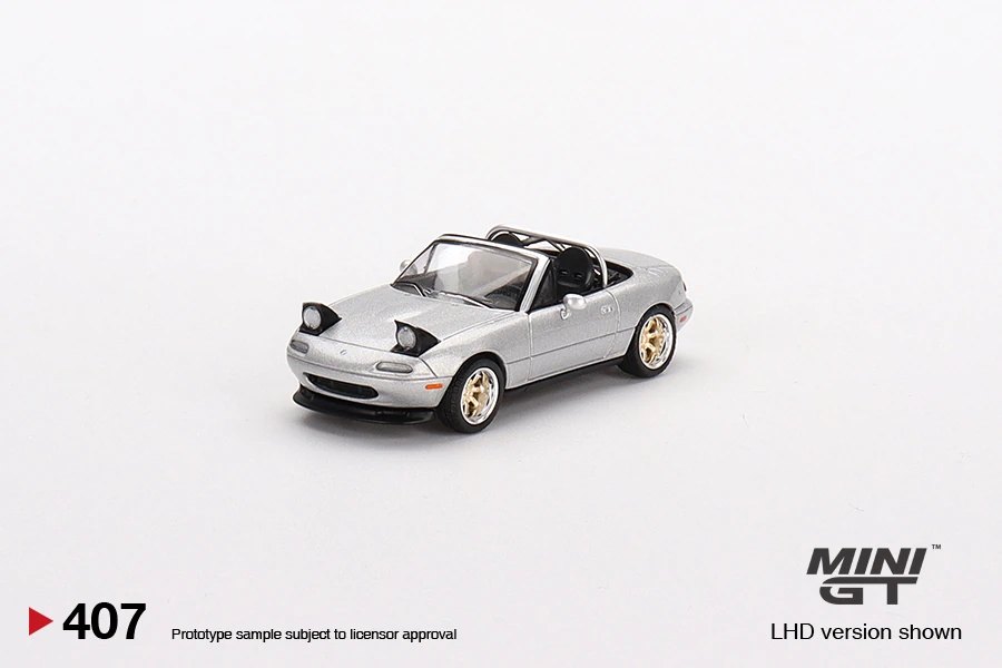 2022 Mazda Miata MX-5 (NA) Tuned Version Silver Stone Metallic Silver: Image 3