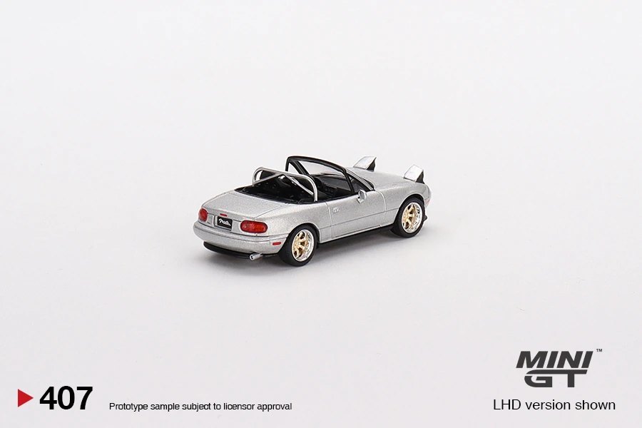 2022 Mazda Miata MX-5 (NA) Tuned Version Silver Stone Metallic Silver: Image 4