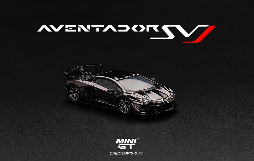 Hot Wheels Lamborghini Aventador SVJ Black Chrome