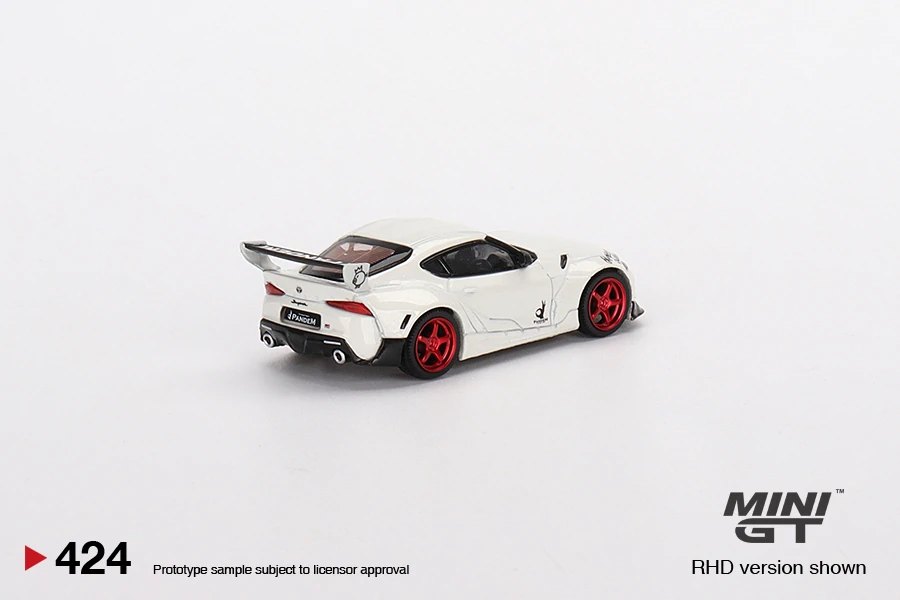 2022 Pandem Toyota GR Supra V1.0 Pearl White White: Image 4